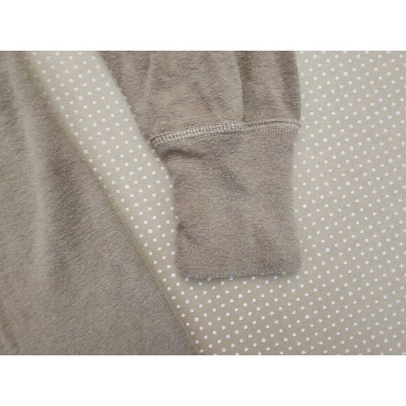 US Army UnderShirt Mens Large Cold Weather 436 Class 3 Wool Blend Henley Brown - Picture 4 of 14